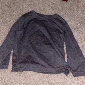 Toddler long sleeve gray